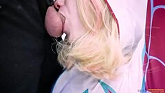 rough facefuck gwen stacy in zentai