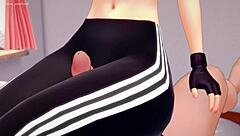 Wet Gwen Satacy Wants to Fuck After Exercise in Adult Hentai Version