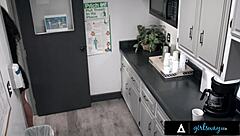 Watch gorgeous april olsen and rivals fuck for promotion at work?