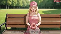 I Meet This Blonde Innocent Girl In Park And Offer Her My Lolipop For A Blowjob In 3D Outfit