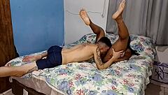 mulata from gym fucks me after workout with anal and blowjob 😈