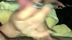 Best Friend's Milf Girlfriend Gives Intense Handjob in Homemade Cheating