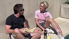 freyjaxtreme begs neighbor to stretch her ass for europe trip