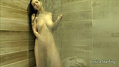 Hey, watch me finger my hairy pussy in shower?