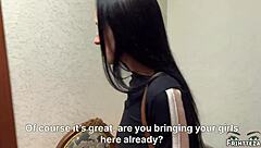 Hot stepmom cheats with stepsons dick swallowing and ass licking