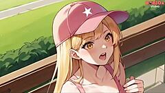 I Meet This Blonde Innocent Girl In Park And Offer Her My Lolipop For A Blowjob In 3D Outfit