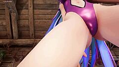 Cosmic Faith Squirts in Bunny Suit