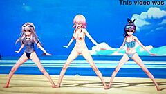 崩坏星穹铁道克拉拉姬子银狼的激情汉化MMD