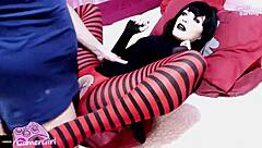 Hot Goth Stepsister Fucked