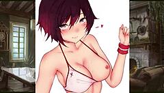 ruby and blake train you in rwby hentai femdom joi denial feminization petplay 😈🖤