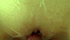 grinding virgin dripping pussy close up!