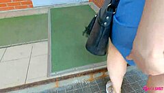 Cute Realtor Seduces Client in Public