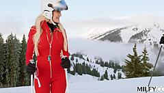 milfy ski instructor brandi teaches me new tricks