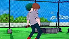 ochako uraraka and izuku midoriya intense sex - my hero academia hentai