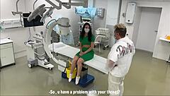 Surveillance cam at real hospital with fake doctor bubble butt patient was fucked so rough