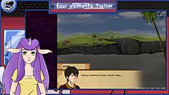 Avatar Hentai: Brunette Takes Big Tits Action!