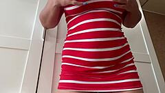 teen 18+ amateur showing shaved pussy to guy in public webcam session