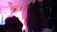 She's sucking a deep load - can you handle the sight?