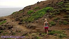 Lesbian masseuse gives steamy oral in HD session