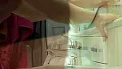 stepson fucks stepmom caught naked cleaning the bath