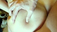 backstage babe deepthroats and rides to creampie after bikini shoot