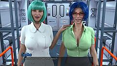 stranded in space 4 with hot indian milf naked and curvy in 3d anime