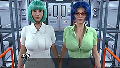 stranded in space 4 with hot indian milf naked and curvy in 3d anime