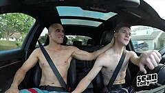 Frankie Robbie Sucks Cock Bareback In Gay Movie!