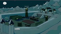 Busty korra gives passionate handjob in hentai game