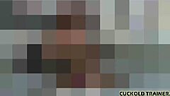 Watch me get hard fucked by a real man in femdom humiliation