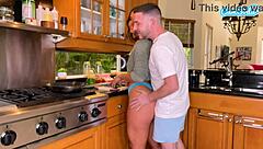 Freeuse Flexible Milf Step Mom With Big Ass Fucked Hard In The Kitchen