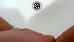 Shaved Pussy Pissing in Bath Compilation