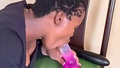 hot ebony solo with squirting pussy