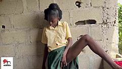 Sexy Teen 18+ Caught Masturbating Near the Bush