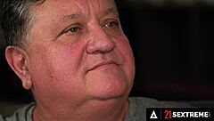 Akira May Takes Oral Creampie to Thank Old Man for Gift