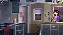 Busty Stepmom Shows Huge Breasts In Summertime Saga 3D Game