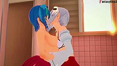 Koneko And Xenovia Engage In Lesbian Fantasy Action