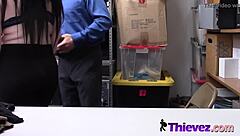 thick white chick meets investigator for questioning