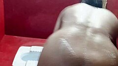 Indian hot wife bathing update