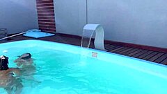 Aunt And Niece Surprised By Friends At Pool