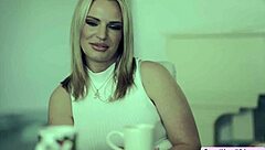 Three busty lesbians lick and finger each other's pussies