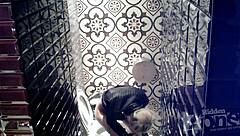 Hidden Cam Catches Pink Anus in Toilet