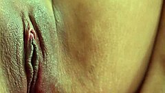 Stepsister in Pink Room Masturbates with Dildo and Cucumber