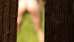 Summer is perfect for watching horny wives flash outdoors 😏