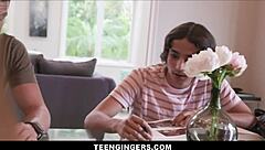 Petite Redhead Alexa Nova Fucks Two Boys!