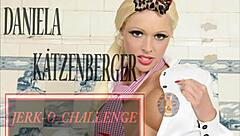 Deutsche Promi Nutte Daniela Katzenberger in Sexy Jerk Off Challenge Compilation