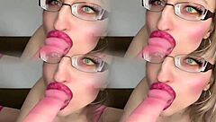 Bimbo Dildo Sucking Training For Sissy