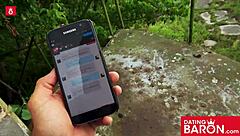 Gothic teen Doreen sucks dick, she says in european reality scene