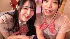 Japanese Nipple Play With Cock!