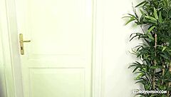 This tiny blonde teen with small tits got fucked hard in her tight pussy and took a mouthful of cum.